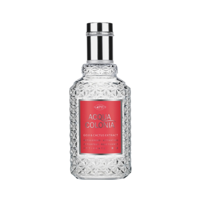 4711 Acqua Colonia Goji & Cactus Extract Eau de Cologne 50ml Spray by Maurer & Wirtz - Refreshing scent with fruity goji and invigorating cactus notes.