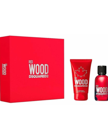 DSquared² Red Wood Gift Set featuring 100ml EDT and 150ml Body Lotion