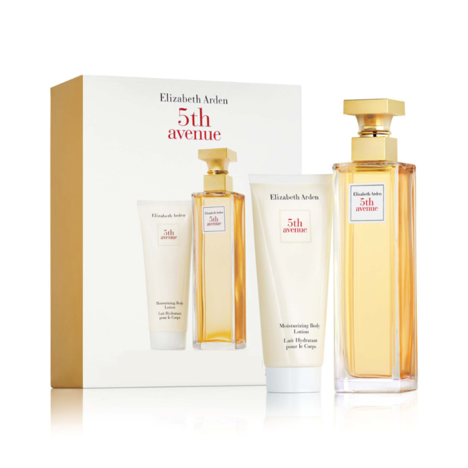 Elizabeth Arden Fifth Avenue Gift Set featuring a 30ml EDP and 50ml Body Lotion