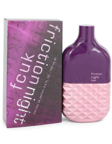 FCUK Friction Night Her Eau de Parfum 100ml Spray - a seductive women's fragrance with floral and fruity notes