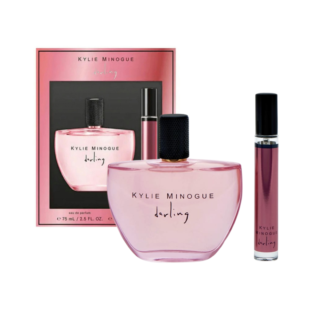 Kylie Minogue Darling Gift Set featuring 75ml EDP and 8ml EDP