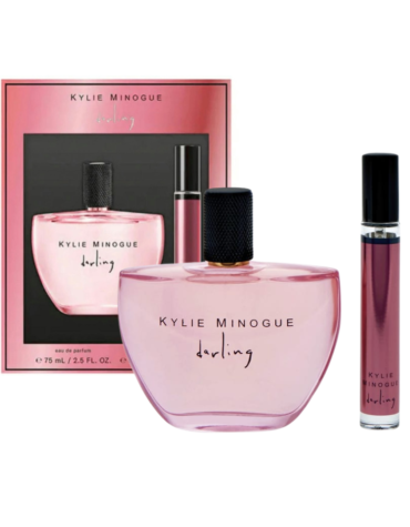 Kylie Minogue Darling Gift Set featuring 75ml EDP and 8ml EDP