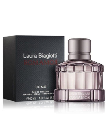 Laura Biagiotti Romamor Uomo Eau de Toilette 40ml Spray - Elegant men's fragrance with fresh notes