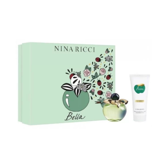 Nina Ricci Bella Gift Set featuring 50ml Eau de Toilette and 75ml Body Lotion