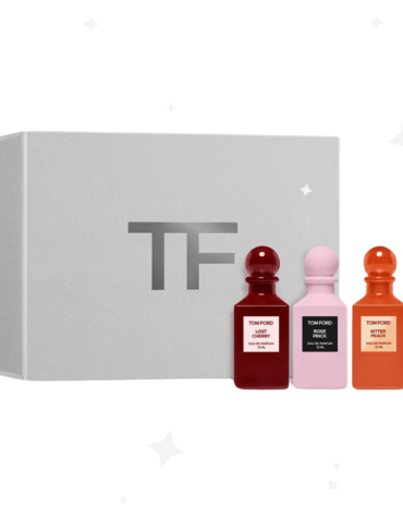 Tom Ford Private Blend Mini Decanter Gift Set featuring 12ml Rose Prick EDP