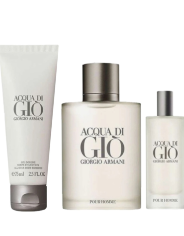 Giorgio Armani Acqua Di Gio Gift Set 100ml EDT + 75ml Shower Gel + 15ml EDT