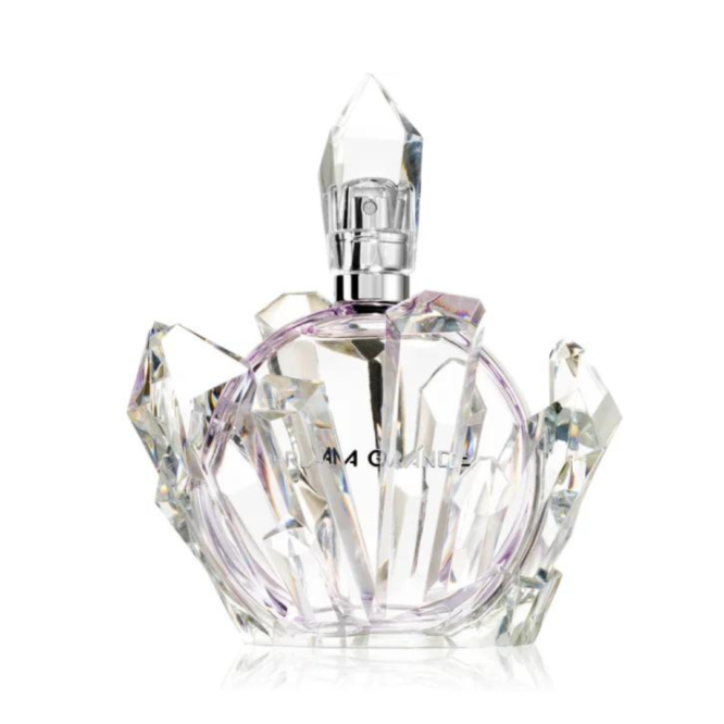 Stylish Ariana Grande R.E.M. Eau de Parfum 50ml Spray bottle featuring a celestial design