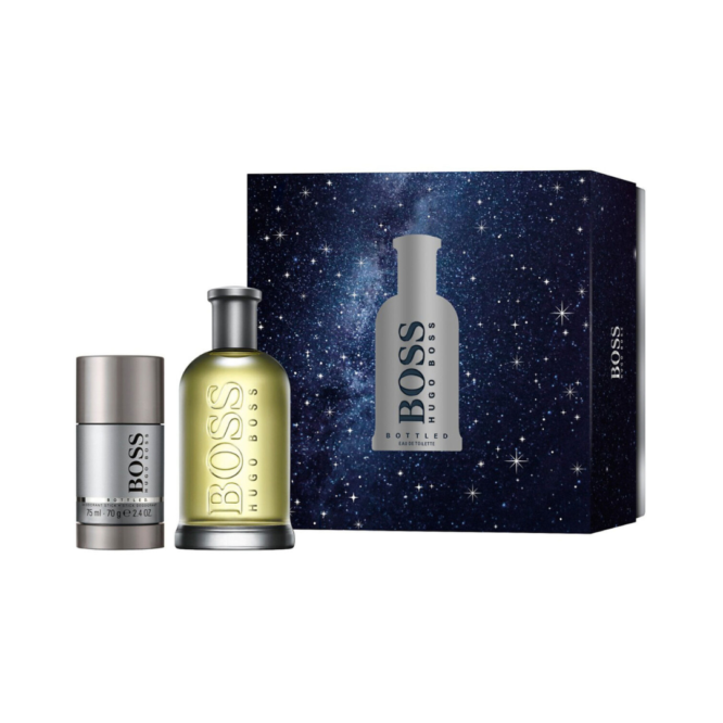 Hugo Boss Boss Bottled Gift Set featuring 100ml EDT and 75ml Deodorant Stick