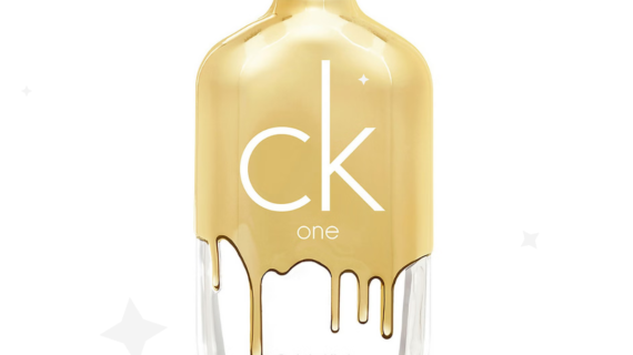 Calvin Klein CK One Gold Eau de Toilette 100ml spray bottle showcasing a sleek design; a unisex fragrance for modern