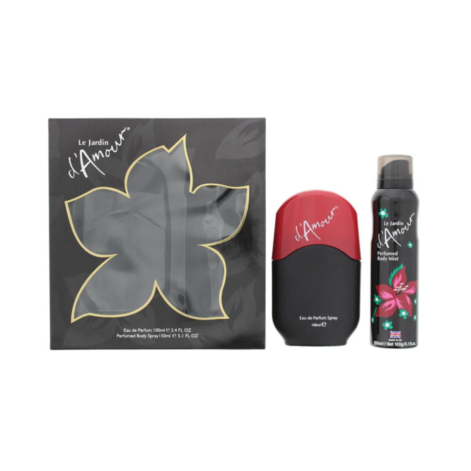 Eden Classics Le Jardin d'Amour Gift Set featuring 100ml EDP and 150ml Body Spray