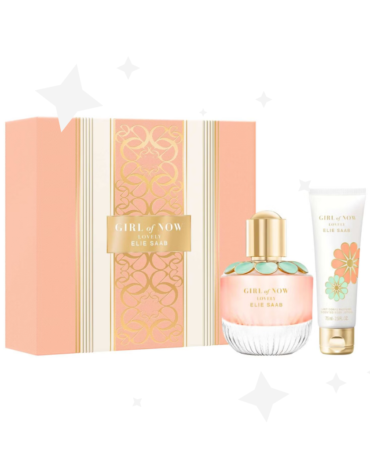 Elie Saab Girl of Now Gift Set featuring a 50ml Eau de Parfum and a 75ml body lotion