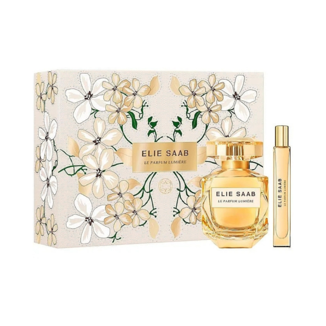 Elie Saab Le Parfum Lumiere Gift Set featuring 50ml EDP and 10ml EDP