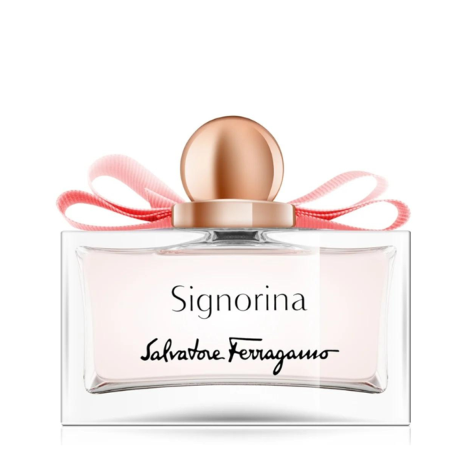 Salvatore Ferragamo Signorina Eau de Parfum 100ml Spray - Elegant floral fragrance with notes of rose