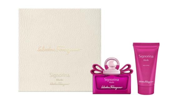 Salvatore Ferragamo Signorina Ribelle Gift Set featuring 30ml EDP and 50ml Body Lotion