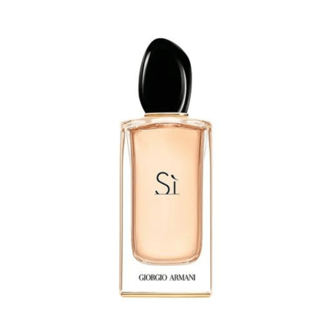 Elegant bottle of Giorgio Armani Si Eau de Parfum 100ml Spray