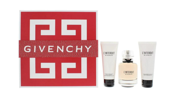 Givenchy L’Interdit Gift Set 80ml EDP + 75ml Shower Gel + 75ml Body Lotion