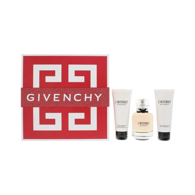 Givenchy L'Interdit Gift Set featuring 80ml EDP