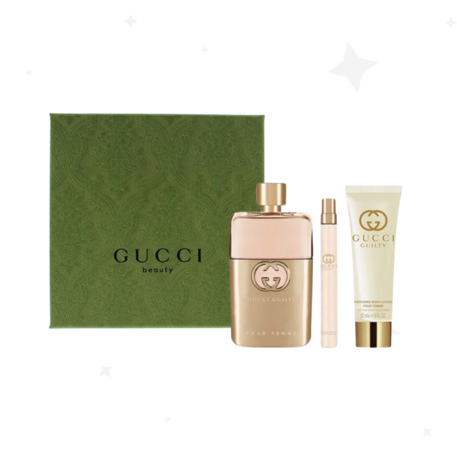 Gucci Guilty Pour Femme Gift Set featuring 90ml EDP