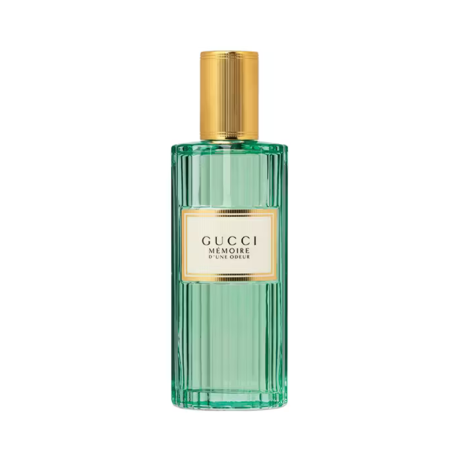 Gucci Memoire d'une Odeur Eau de Parfum 100ml Spray: A luxurious unisex fragrance featuring notes of chamomile and jasmine for a unique scent experience.