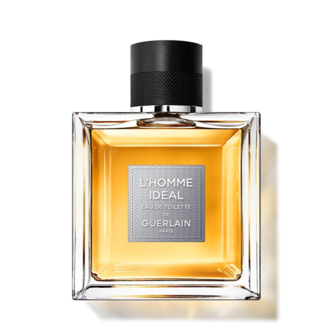 Guerlain L'Homme Ideal Eau de Toilette 100ml Spray features a sophisticated blend of woody