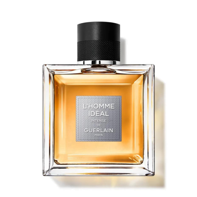 Shop Guerlain L'Homme Idéal L'Intense Eau de Parfum 100ml Spray for men - a bold and sophisticated fragrance featuring warm notes for the modern gentleman.