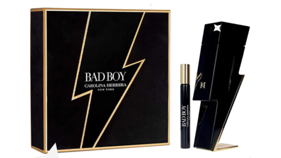 Carolina Herrera Bad Boy Gift Set featuring 100ml EDT and 10ml EDT