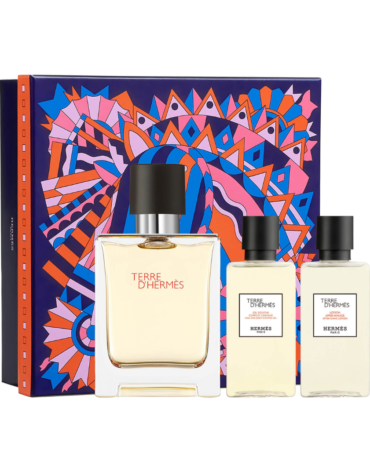 Hermes Terre d'Hermes Gift Set 50ml EDT + 40ml Shower Gel + 40ml Aftershave Lotion