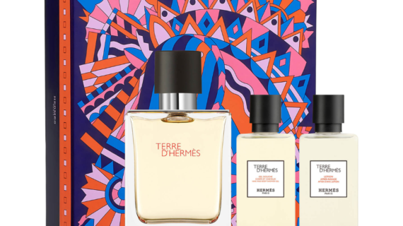 Luxurious Hermès Terre d'Hermès Gift Set featuring 50ml EDT