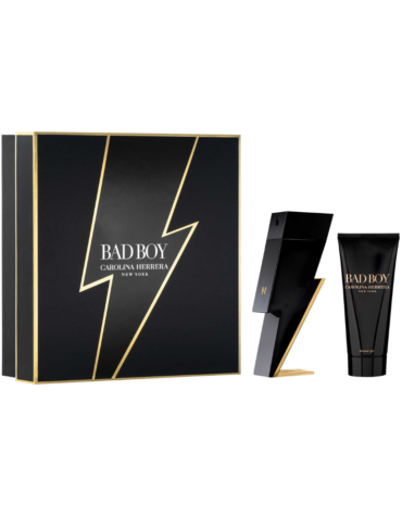 Carolina Herrera Bad Boy Gift Set featuring 50ml EDT and 100ml Shower Gel