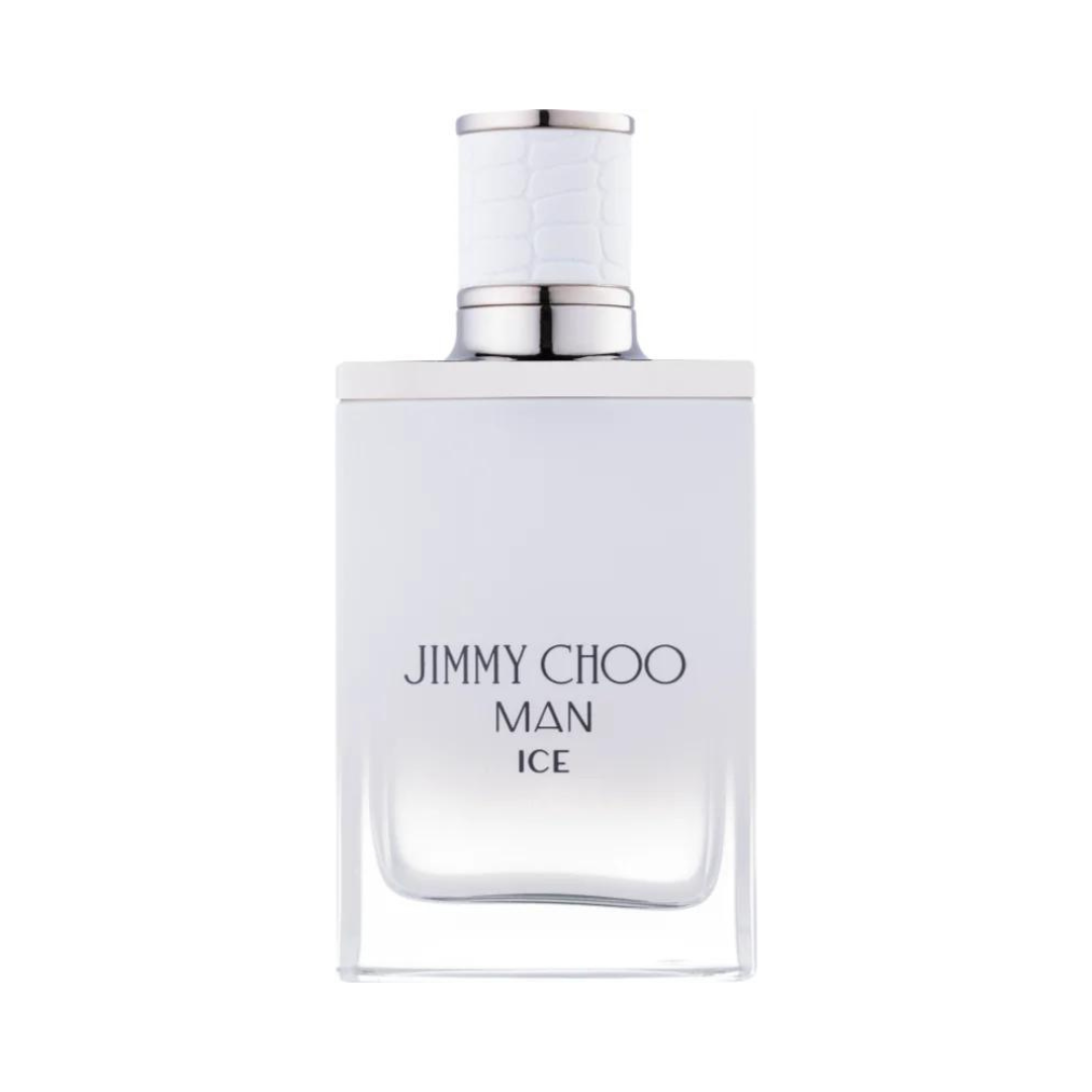 Jimmy Choo Man Ice Eau de Toilette 100ml Spray - invigorating fragrance for men with refreshing notes of citrus and woods for a vibrant scent experience.