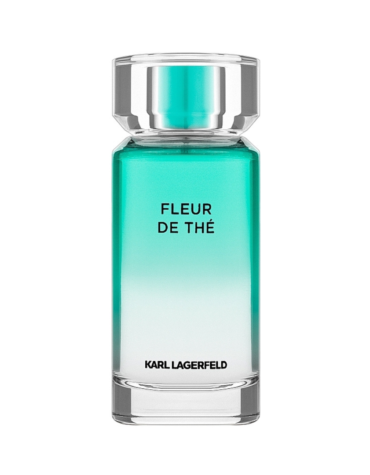 Stylish Karl Lagerfeld Fleur de Thé Eau de Parfum 100ml spray bottle