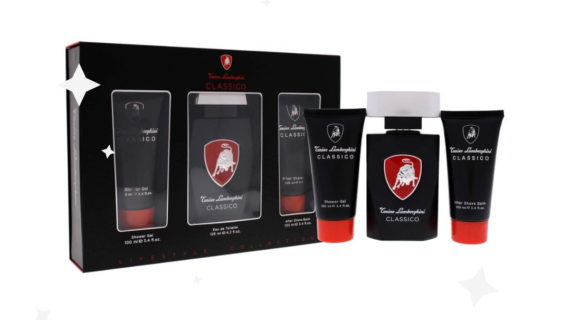 Lamborghini Classico Gift Set 125ml EDT + 100ml Aftershave Balm + 100ml Shower Gel