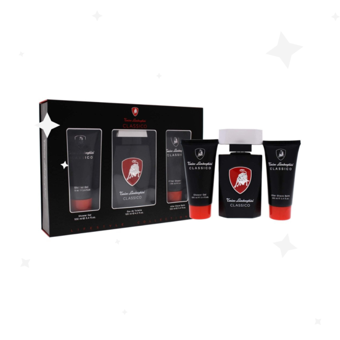 Lamborghini Classico Gift Set featuring 125ml EDT