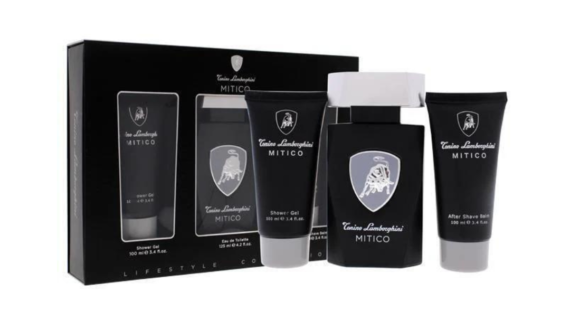 Luxury Lamborghini Mitico Gift Set featuring 125ml EDT