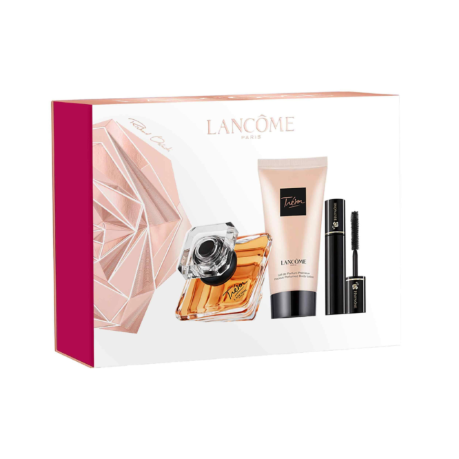 Lancome Tresor Gift Set 30ml EDP + 50ml Body Lotion + 2ml Hypnose Mascara