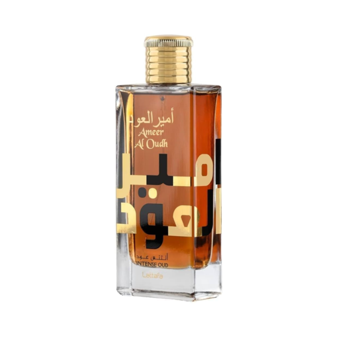 Lattafa Ameer Al Oudh Intense Oud Eau de Parfum 100ml Spray - Luxurious unisex fragrance with rich oud notes