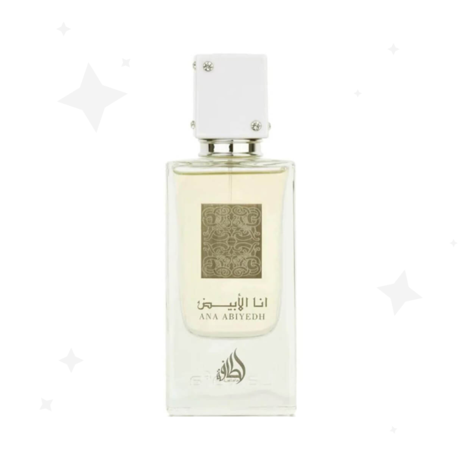 Lattafa Ana Abiyedh Eau de Parfum 60ml Spray - Luxurious unisex fragrance with rich notes