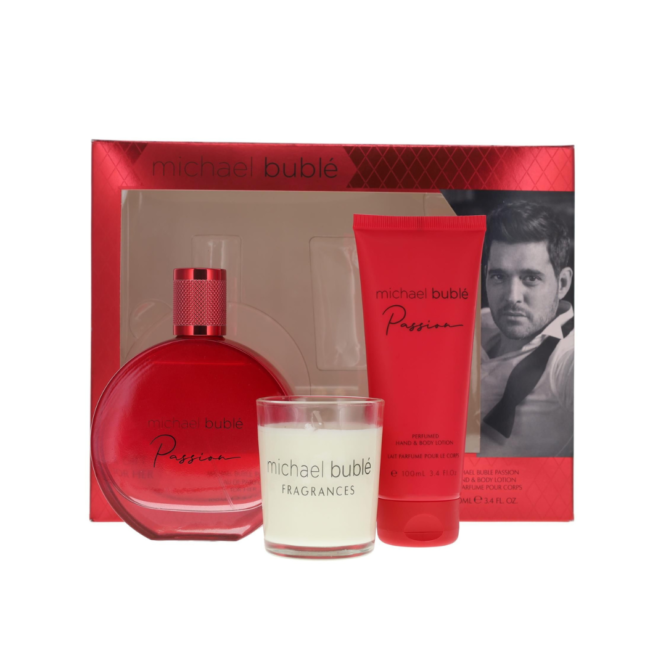 Michael Bublé Passion Gift Set featuring 100ml EDP