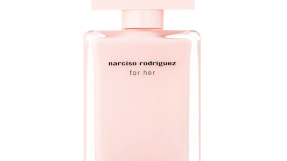 Elegant Narciso Rodriguez for Her Eau de Parfum 50ml Spray bottle showcasing a floral and musky fragrance perfect for modern women seeking sophistication.