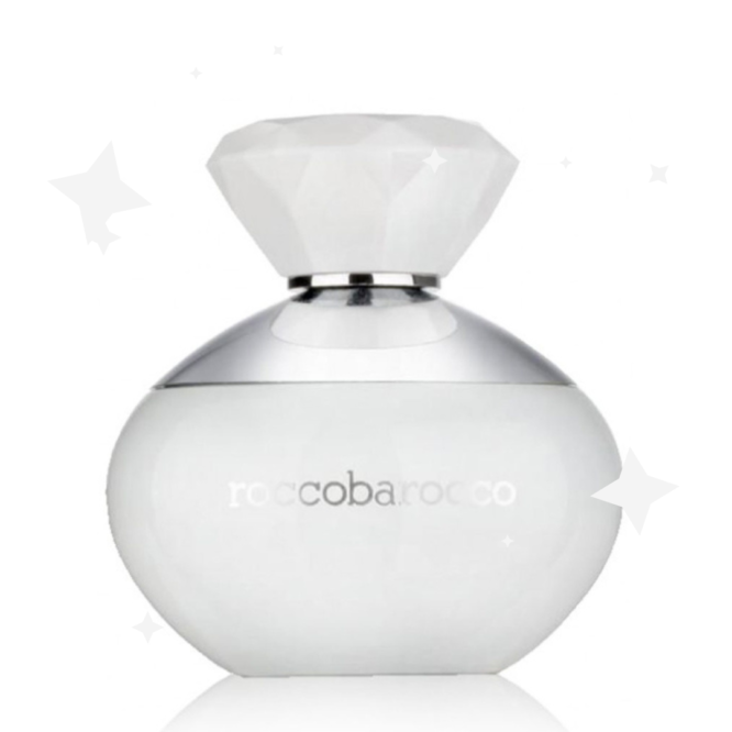 Roccobarocco White for Women Eau de Parfum 100ml Spray - Elegant floral fragrance with fresh notes perfect for daily wear and special occasions.