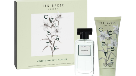 Discover the Ted Baker Celeste Gift Set featuring a 50ml Eau de Toilette and a 100ml Body Lotion