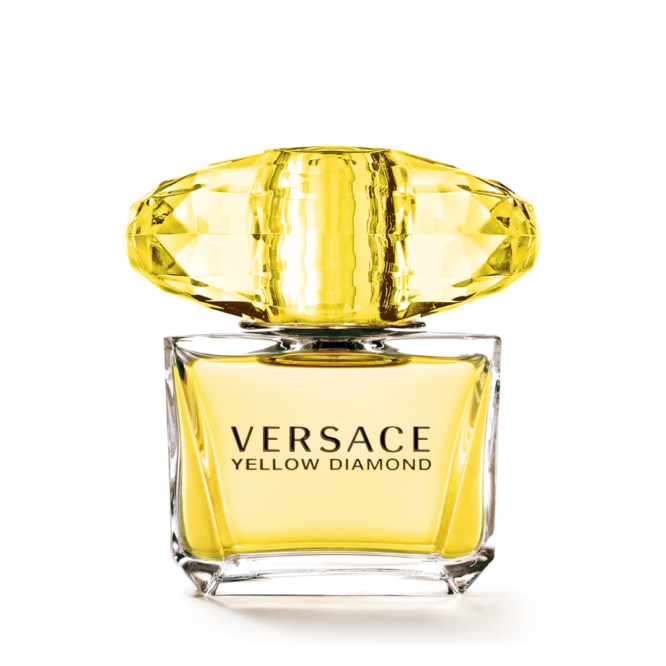 Versace Yellow Diamond Eau de Toilette 50ml Spray - a vibrant floral fragrance with notes of lemon