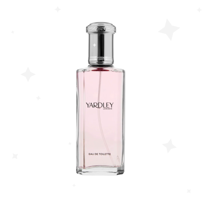 Yardley English Rose Eau de Toilette 50ml Spray featuring a floral fragrance