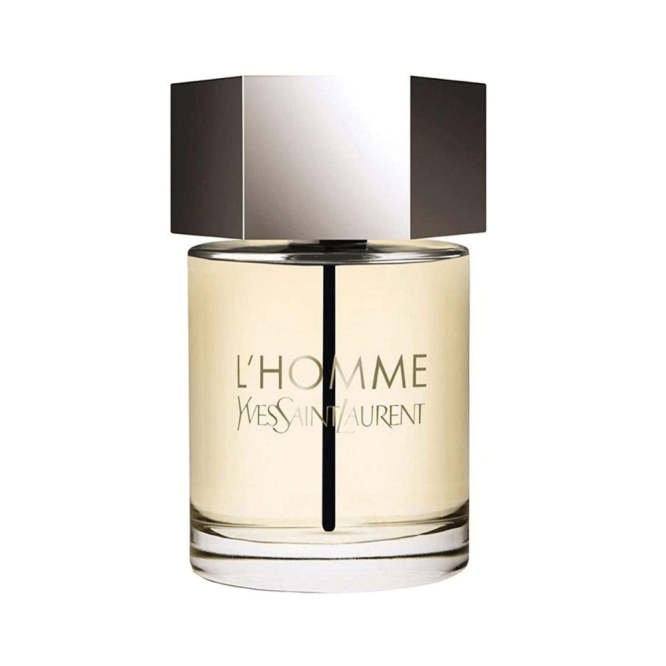 Yves Saint Laurent L'Homme Eau de Toilette 100ml Spray - Elegant men's fragrance featuring fresh and woody notes for a sophisticated scent experience.