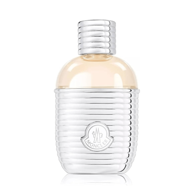 Moncler Pour Femme Eau de Parfum 100ml Spray featuring a sophisticated floral fragrance blend