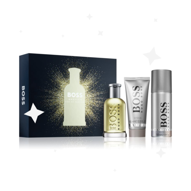 Experience luxury with the Hugo Boss Boss Bottled Gift Set