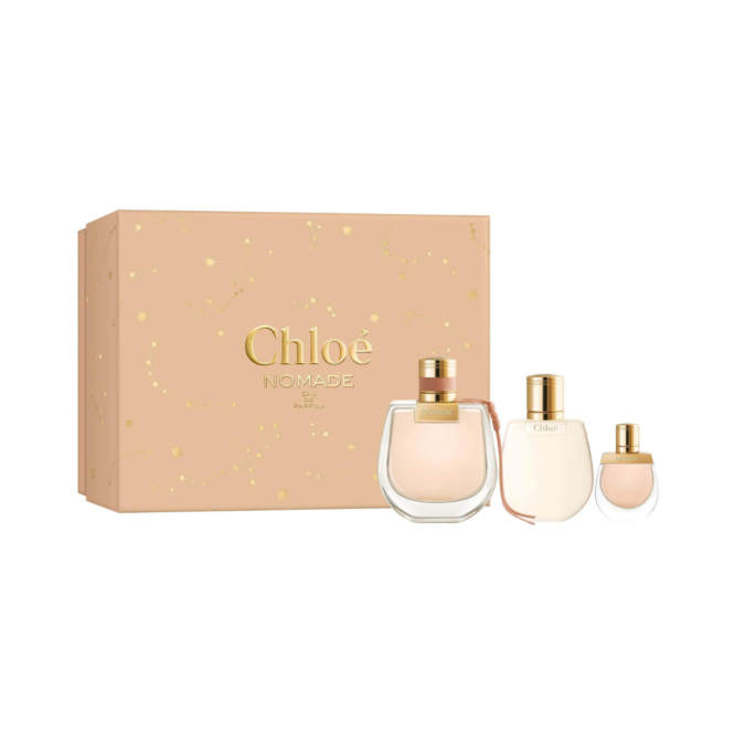 Shop Chloé Nomade Gift Set 75ml EDP + 5ml EDP + 100ml Body Lotion