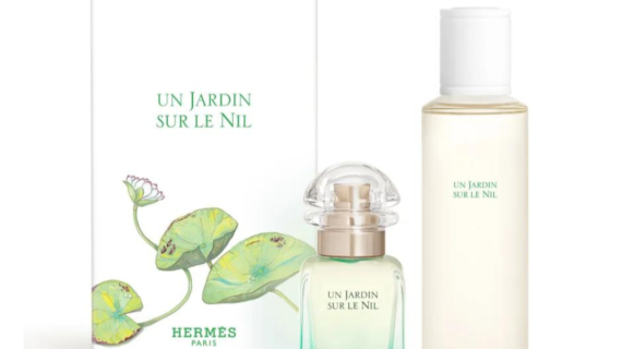 Elegant Hermès Un Jardin Sur Le Nil Gift Set featuring 30ml EDT and 125ml EDT refill. Ideal for fragrance lovers seeking a refreshing