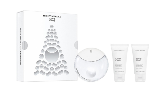 Issey Miyake A Drop d'Issey Gift Set featuring 50ml EDP and two 50ml hand creams