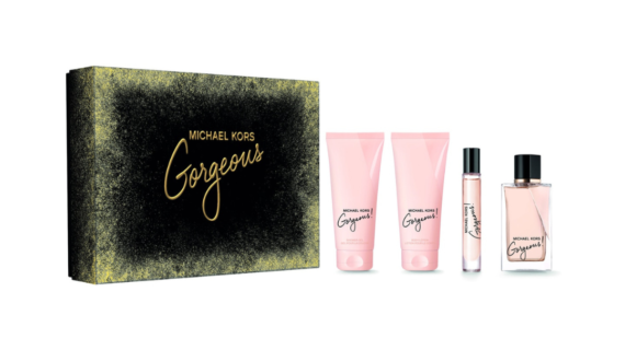 Michael Kors Gorgeous! Gift Set 100ml EDP + 100ml Body Lotion + 100ml Shower Gel + 5ml EDP